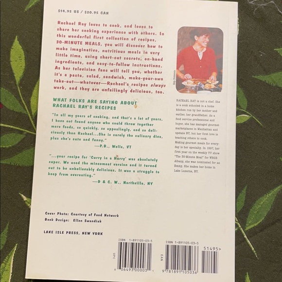 Rachel Ray Cookbook - Picture 2 of 2